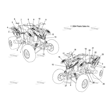 DECALS A05GJ50 (4995119511A08)