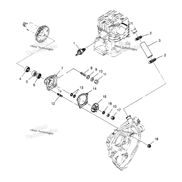 WATER PUMP SPORTSMAN 4X4