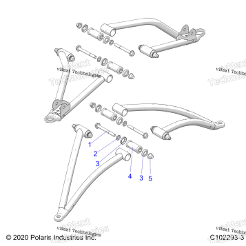 SUSPENSION, AARM MOUNTING