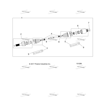 DRIVE TRAIN, REAR DRIVE SHAFT
