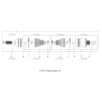 DRIVE TRAIN, REAR DRIVE SHAFT