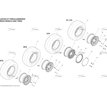 WHEELS AND TIRES REAR