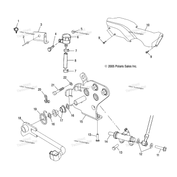 BRAKE, REAR MASTER CYLINDER