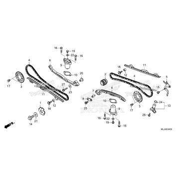 CAM CHAIN@TENSIONER