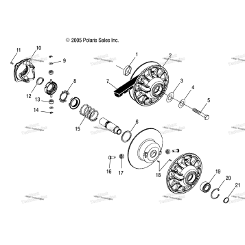 CLUTCH, DRIVEN A07MH50AL/MN50AF/AN/AT/AY
