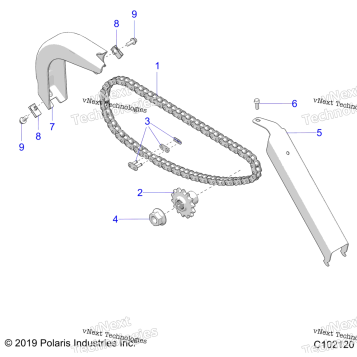 DRIVE TRAIN, CHAIN AND GUARDS
