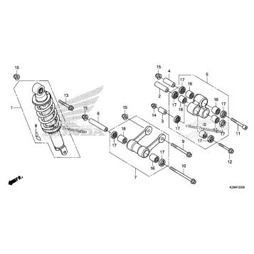 REAR SHOCK ABSORBER