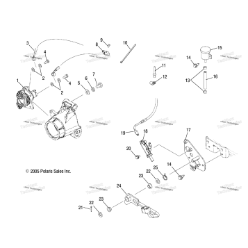 MASTER CYLINDER, REAR & FOOT PEDAL /AQ/AT/AX/AY/AZ