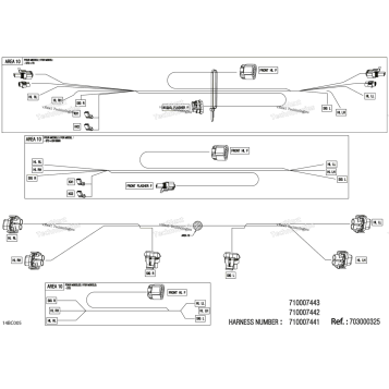 ELECTRIC - FRONT WIRING HARNESS - 710007443