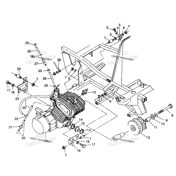 ENGINE MOUNTING TRAIL BLAZER