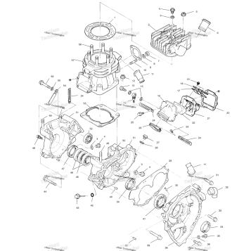 CRANKCASE & CYLINDER W968540 (4935863586C013)