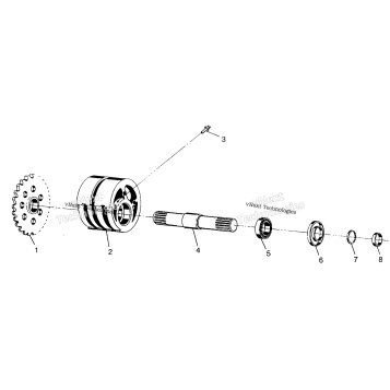 FRONT TIGHTENER ASSEMBLY SWEDISH 4X4 400L