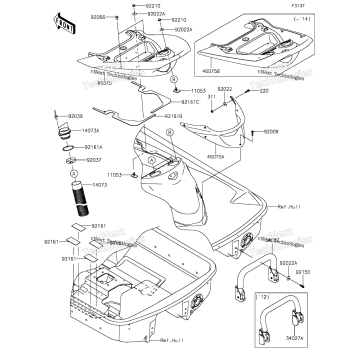 HULL REAR FITTINGS