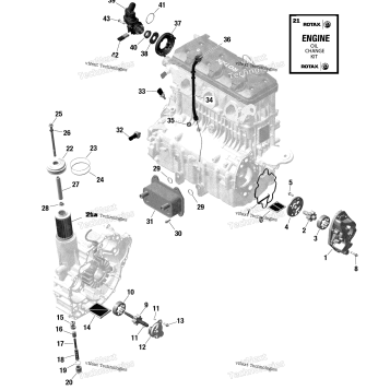 ENGINE - LUBRICATION - 1630 SCIC