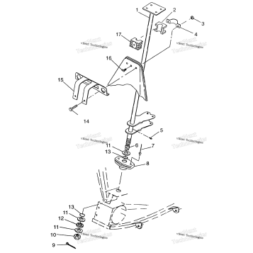STEERING POST MAGNUM 2X4