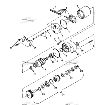STARTING MOTOR XPLORER 300
