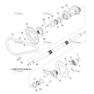 DRIVE TRAIN, REAR AXLE & HOUSING