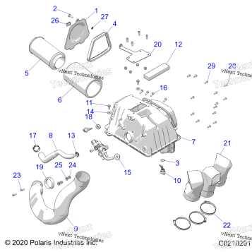 ENGINE, AIR INTAKE