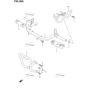 FOOTREST (MODEL K3/K4/K5/K6 E28)
