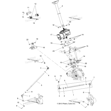 STEERING, STEERING POST ASM