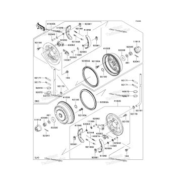 FRONT HUBS/BRAKES