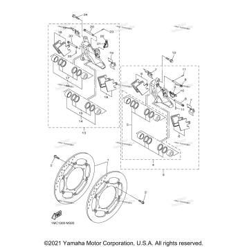 FRONT BRAKE CALIPER