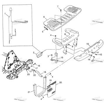 FRONT RACK & BUMPER MOUNTING XPLORER 300