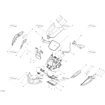 BODY AND ACCESSORIES - FRONT STORAGE