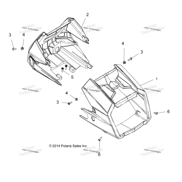BODY, HEADLIGHT POD