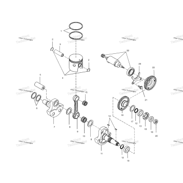 CRANKSHAFT & PISTON