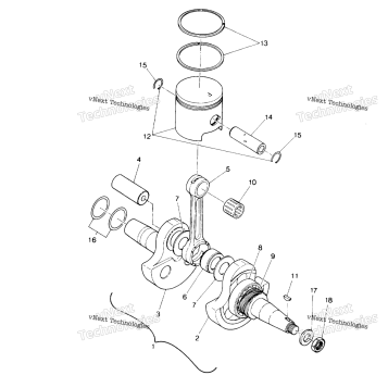CRANKSHAFT & PISTON ASSEMBLY