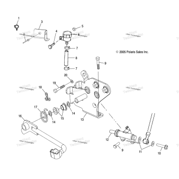 BRAKE, REAR MASTER CYLINDER /FA