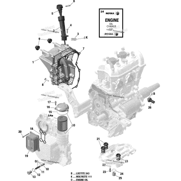 01 ROTAX - ENGINE - LUBRICATION - SYSTEM - 600 ACE