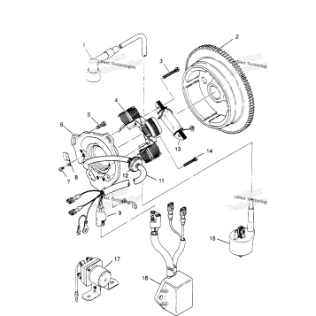 MAGNETO ASSEMBLY 2X4 300