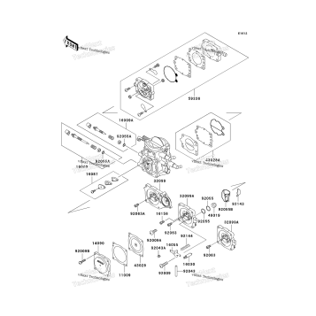 CARBURETOR PARTS (-JHT10AE006977)