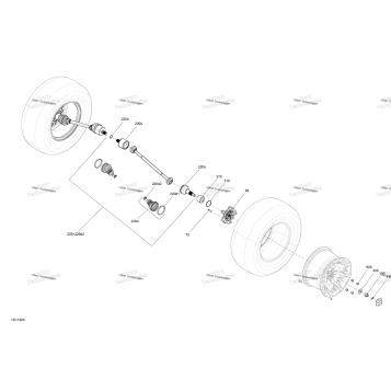 REAR DRIVE - HD10 EXCEPT XMR