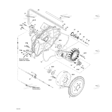MAGNETO, OIL PUMP