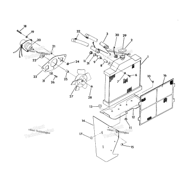 COOLING SYSTEM 350 4X4 / W928139