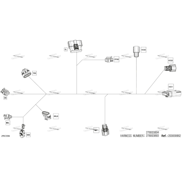 ELECTRIC - STEERING WIRING HARNESS - 278003893