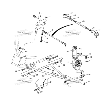 AARM/STRUT MOUNTING 6X6 400L