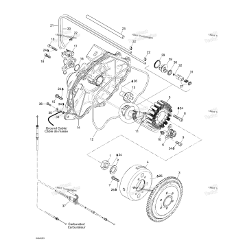 MAGNETO, OIL PUMP