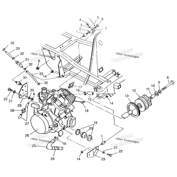 ENGINE MOUNTING SWEDISH 4X4 400L