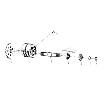 FRONT TIGHTENER ASSEMBLY 4X4 300