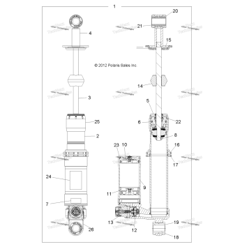 SUSPENSION, SHOCK, REAR