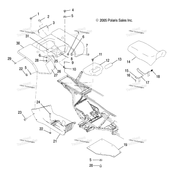CAB, REAR & SEAT /AB