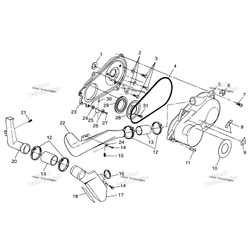 CLUTCH COVER XPLORER 300