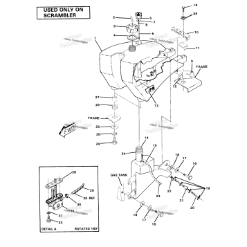 FUEL TANK ASSEMBLYSCRAMBLER