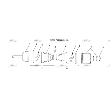 REAR DRIVE SHAFT