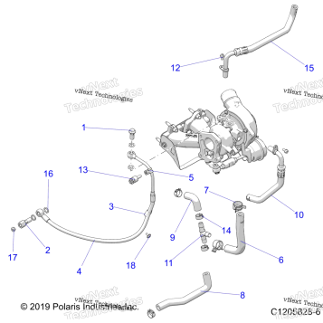 ENGINE, TURBO, COOLING AND OIL