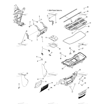STORAGE, FRONT & BUMPER MOUNTING A05MH76AC/AT/AU/AW